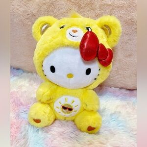 Hello Kitty care bear collab stuffy